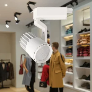 CRI 97 COB LED Track Spotlight for Makeup Studio Magnetic Focus Light 12W 25W 35W Modern Aluminum Design