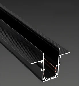 CX2047 20mm Magnetic Track Light Rail Sand Black Aviation Aluminum Channel Profile Anodized LED Linear Light