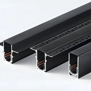 CX3504 Gypsum Drywall Magnetic Track Light Rail 35mm Aluminum Channel Profile Home Office Plastered Ceiling Light System