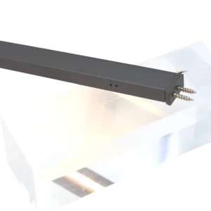 Cabinet Drawer Light with IR Door Sensor and Downward Forward Illumination Design LED Display Case Plastic Shade YB4003 24