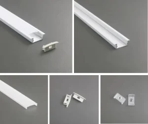 Cabinet LED Profiles LS-080 30*10mm LED Channel Light LED Profile Diffuser Profile Extrusion for LED Strip