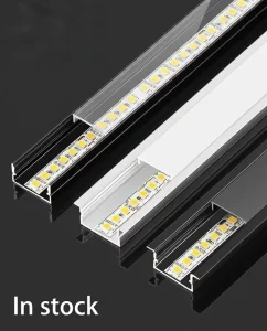 Cabinet LED Strip Light Embedded 3500k Concealed Lamp Slot U-shaped Aluminum Alloy LED Strip Light Aluminium Profile Light Strip