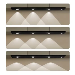 Cabinet Light Profile Aluminum Led Light for Kitchen Cabinet Motion Sensor Magnetic Night Light Strip