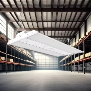 Canopy Lights LED High Bay Industrial Lighting Fixtures IP65 Waterproof Dimmable 80W 300W Selectable CCT 3000K 5000K Warehouse