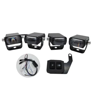 Car Auxiliary Light Spotlights Led Grille Lights High and Low with Flash Fog Work Light External Off-road Vehicle Truck