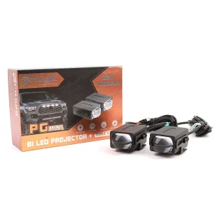 Car Canbus IP67 Waterproof Dual Color Car Grill Spotlights 3000K 6000K 22W Cars External Light Mini Matrix Grille Lights