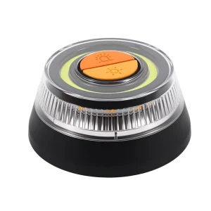 Car Emergency Beacon Light High Brightness LED Roof Warning Light Magnetic Adsorption Strobe Flashing Lamp Plastic Night Safety