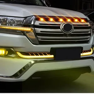 Car Exterior Modification Accessories Decorative Lights Car Grille LED Light for Toyota Land Cruiser LC200
