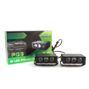 Car Front Grille Light 75W 30000LM Car LED Grille Light Car Auxiliary Lights with 3 Lens