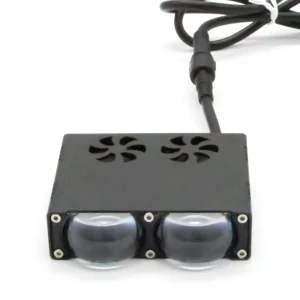 Car Grille Concealed Spotlights with Devil Eye Focused Lighting SUV and Motorcycle External Spotlights