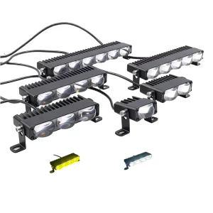 Car Grille LED Grid Spotlight 20W 40W 60W 80W White Yellow IP67 12V Road Driving Light SUV Truck ATV UTV