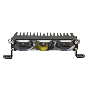 Car Grille Lens 3 chip 6000 Lumens 6500K High Brightness Spotlight Motorcycle Off Road Yellow 12v