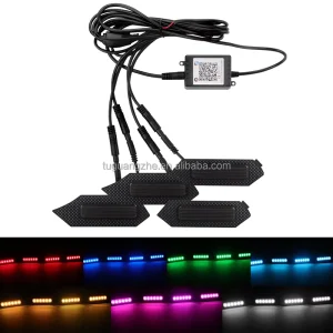 Car Grille Strobe Light Front Bumper IP68 for Tacoma TRD Amber Grid Marker Enhanced Warning Light