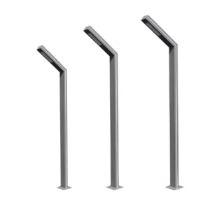 Cast Aluminum Vintage LED Street Lamp Post IP65 Rating AC Power Supply 30W RGB Color Classic Garden Outdoor Pole Light