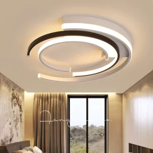 Ceiling Chandelier Lighting for Living Room Bedroom Modern Ceiling Lamp Lustre Round Aluminum Ceiling Led Lights