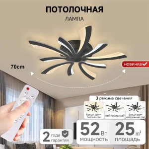 Ceiling Lamp Modern Fancy Light Indoor Decoration Bedroom Acrylic Smart Home Led Ceiling Lights