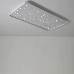 Ceiling Light Square Children’s Room Bedroom Star Fiber Optic LED Aluminum Alloy Remote Control Dimmable IP3 Rated Indoor Home