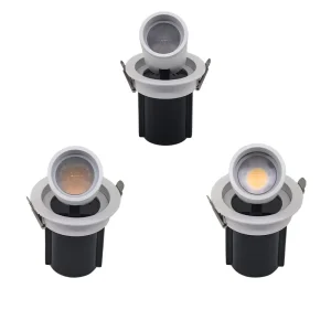 Ceiling Lighting Dimmable Anti-glare LED Fixed Focus Spotlight Retractable Folding Design 220V Universal Voltage