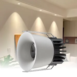 Ceiling Recessed Aluminum Spotlight Indoor Hotel Office 3w 5w 7w 9w 12w Led Downlights