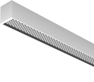 Ceiling Surface Linear Light Suspended Mounted Honeycomb Louver Lampshade Supermarket Office IP20 LED Batten