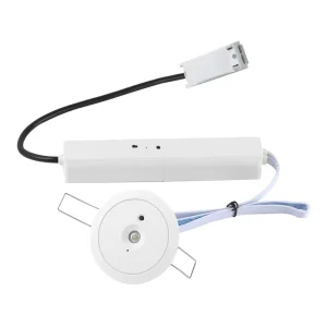Central Battery Emergency Light CE UKCA Self Test Recessed Open Area Corridor Lenses Commercial Central Power Emergency Light