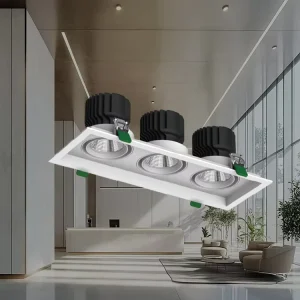 Ceramic Porcelain Craft Rotatable Spotlight for Tableware Artwork Showcase Interior Lamp