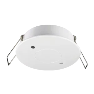 Certified Ceiling Recessed Multi Sensor Microwave Motion Lux Level Detector 24V AUX Powered for Large Coverage High Bay Lighting