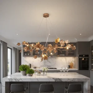 Chandelier Custom Material Size Color American Style Living Room Dining Room Island Long Adjustable Height Modern Pendant Lights