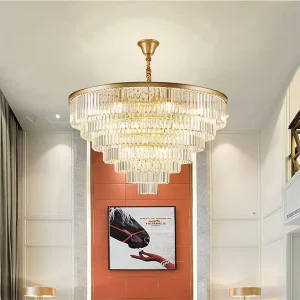 Chandeliers Pendant Lights for Hotel Living Room Villa Crystal Lamp Modern Luxury LED Pendant Light