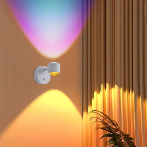Charging Wall Lamp Wireless Sunset Atmosphere Wireless Spotlight Bedroom and Living Room Background Wall Decoration Picture Light