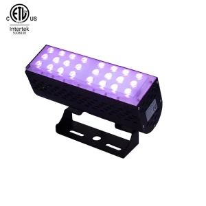China 50W 100W 200W 300W AC110V DC24V IP67 Outdoor DMX Wireless ETL Listed RGB RGBW LED Light Flood Light