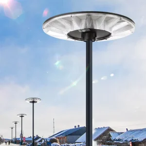 China Circular UFO Solar Street Lights for Africa Park Plaza and Garden Lighting