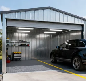 China Excellent Supplier Customized Steel Structure Garage Warehouse