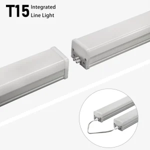 China Factory 220V 600/1200/1500mm Integrated Linkable Aluminum Profiles T15 LED Batten Light