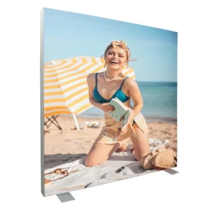 China Factory Easy Assembly Indoor Advertising Display Aluminum Frame Portable Foldable Aluminum SEG Light Box