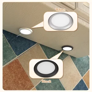 China Low Voltage DC 12V Surface Mounted Round Kitchen Under Cabinet Led Lighting