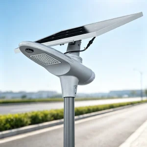 China Manufacturer Split Semi Integrated Solar Street Light Adjustable Solar Panel Outdoor Solar Lamp With Remote Control