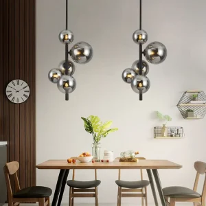China Zhongshan Lighting Supplier Glass Chandelier Ceiling Luxury Interior LED Design Modern Hanging Lamps Pendant Lights