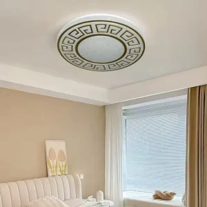 Chinese Style Engraving Acrylic Ceiling Lamp Living Room Surface Mounted LED Ceiling Light for Bedroom
