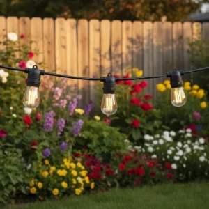Christmas 14.4m IP65 Waterproof Copper Wire Outdoor Garden Patio Cafe Festival Decor LED Motif Festoon String Light