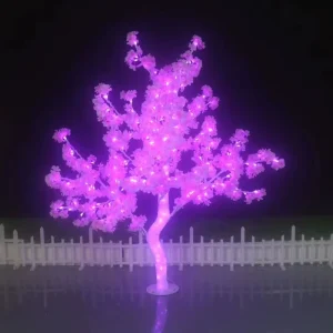 Christmas Landscape Outdoor Decoration Lighting 2.5m IP44 Artificial Cherry Flower Tree Light