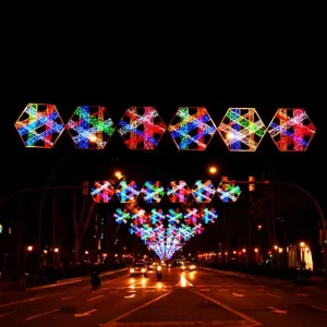 Christmas Multi Color IP65 Rated Outdoor Street Decorations for Landscape & Home Use