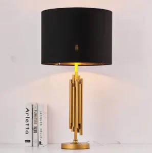 Chrome LED Modern Bedroom Bedside Metal Desk Lamp Table Lamp