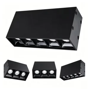 Classic Design Office Dimmable Custom Design Led Linear Track Magnetic Light Grille Lighting