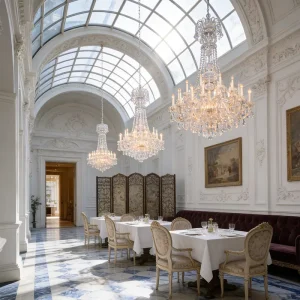 Classic French Crystal Chandelier for Dining Candle Pendant Light Customizable Design for Wedding Banquet & Restaurant Venues