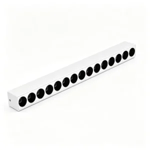 Clean Minimalist Linear Grille LED Spotlight Anti Glare Surface Mounted Ceiling Light for Home and Retail Spaces