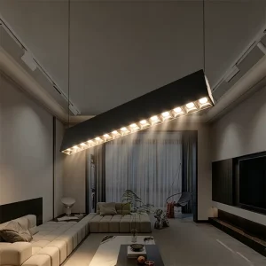 Clean Minimalist Surface Fixed Multi Eye Grille Lamp Linear Anti Glare Light for Art Shop Gallery Commercial Space