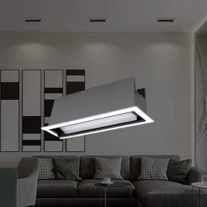 Clean Modern Linear Recessed Grille Light Anti Glare Ceiling Downlight for Kitchen Hallway and Bedroom
