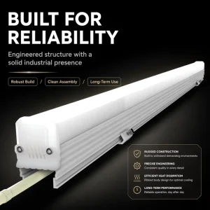 Colorful Aluminum Alloy Outer Wall Waterproof IP65 24VDC RGBW DMX512 Control 1M Pixel Bar Lamp LED Linear Landscape Lighting