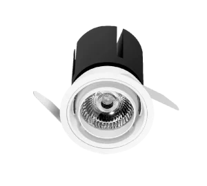 Commercial 30W Aluminum COB LED Spotlight Round Recessed High CRI 90RA Ceiling Downlight for Shop